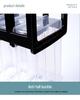 Transparent Small Drawer Desk Organizer and Storage Cabinet