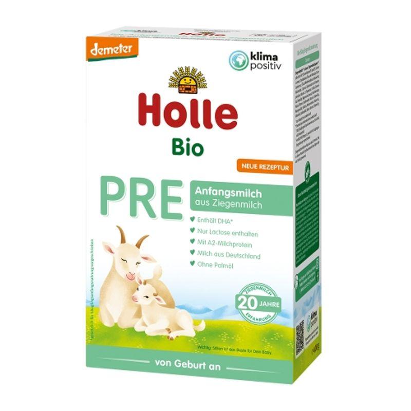 

Дитяче сухе молочко Holle Bio Пре Козяче 400г (Для новонароджених та старших)