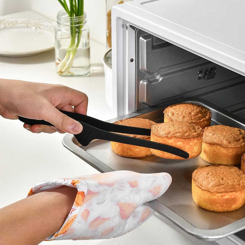 5Pcs Cooking Kitchenware Tool Silicone Cookware Set Baking Tools Tableware Silicone Shovel Spoon Food Tongs Kitchen Accessories