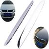 2-pieces Chrome Plated Left and Right Hood Trims Above Kidney Grille Replacement for E90 E91 3-Series 325i 330i 328i 2006 2007 2008