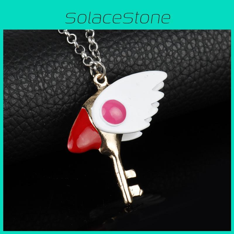 Collier Pendentif Cardcaptor Sakura Alliage Électroplaqué Unisexe Cadeau Pour Voyage Souvenir