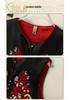 Women's Red Sleeveless Vest with Chinese Embroidery - Stylish & Versatile