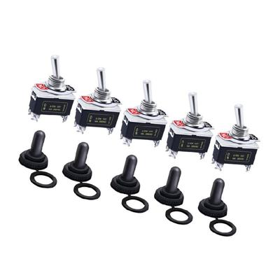 2 Position Marine Toggle Switches 12V Water Resistant Screw Terminal Toggle Switches Upgrades for Vehicle Electrical Systems
