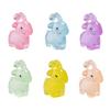 6pcs Luminous Goat Figurine Landscape Home Kawaii Room Decor Dollhouse Miniature Figurines Fairy Garden Decoration Accessories