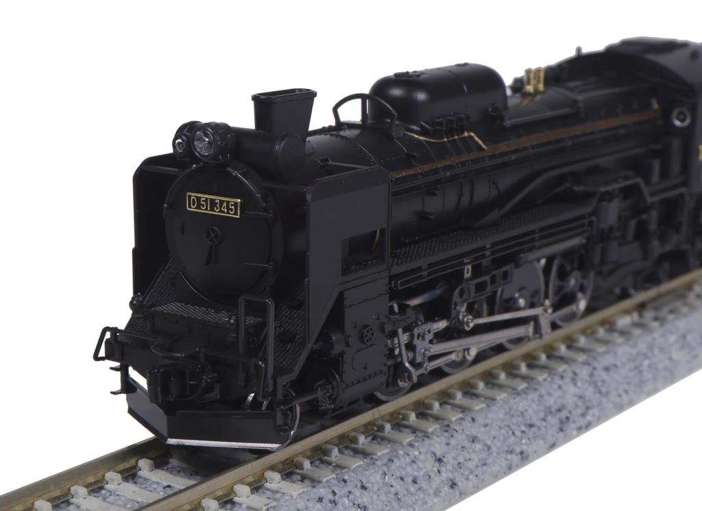 KATO N gauge D51 Hokkaido type Giesl ejector model railway steam locomotive 2016-C