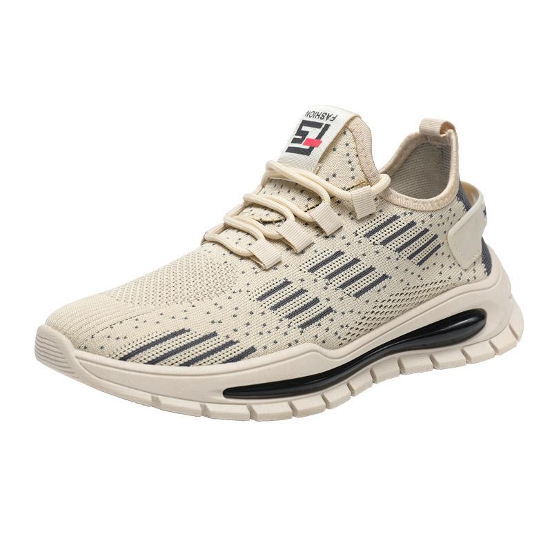 Breathable shoes summer fly-woven thin mesh breathable lightweight mesh shoes sports casual running soft-soled comfortable shoes