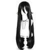 Ryoba Aishi Cosplay Synthetische Super Lange Rechte Zwarte Ryoba Aishi Cosplay pruik voor Halloween Carnaval Comic Beurs