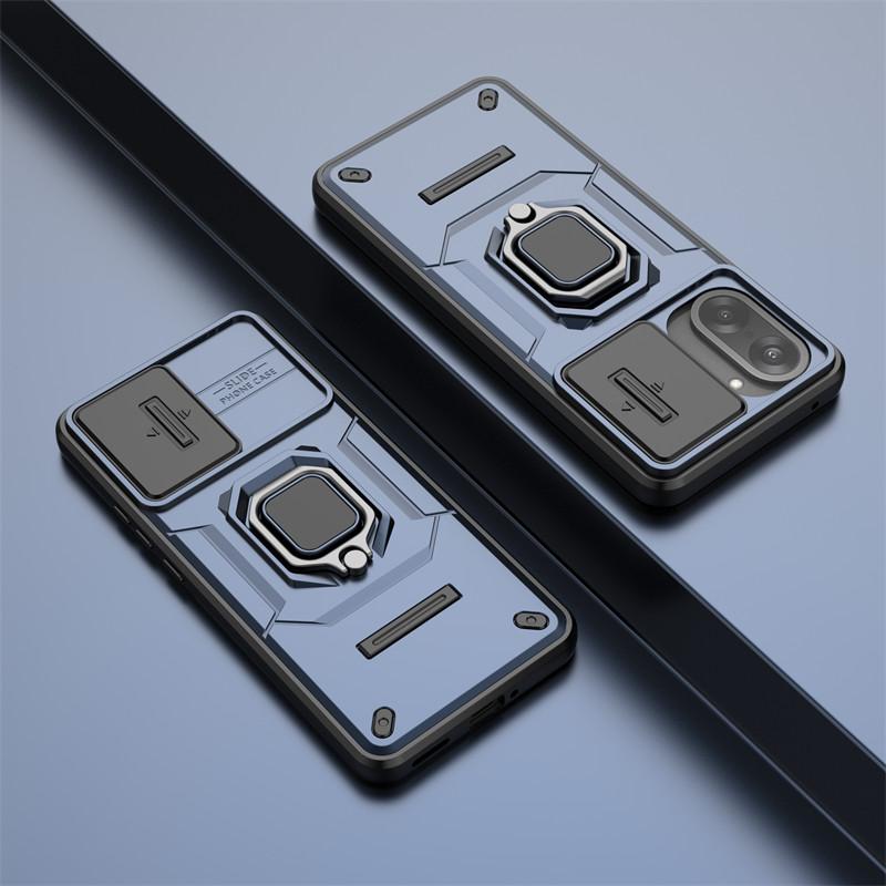 

For OnePlus Nord CE5 Case Slide Camera Len Cases OnePlus Nord CE5 Cover Bumper Shockproof Armor PC Phone Cover OnePlus Nord CE5 OnePlus Nord CE5 синій