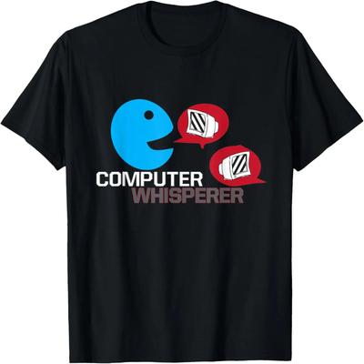Computer Whisperer T-Shirt, Funny IT Tech Engineer Gift