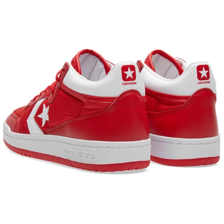 Converse Fastbreak 83 Comfortable Simple Non-Slip Wear-Resistant Mid-Top Skate Shoes Unisex Skate Shoes Red 156977C