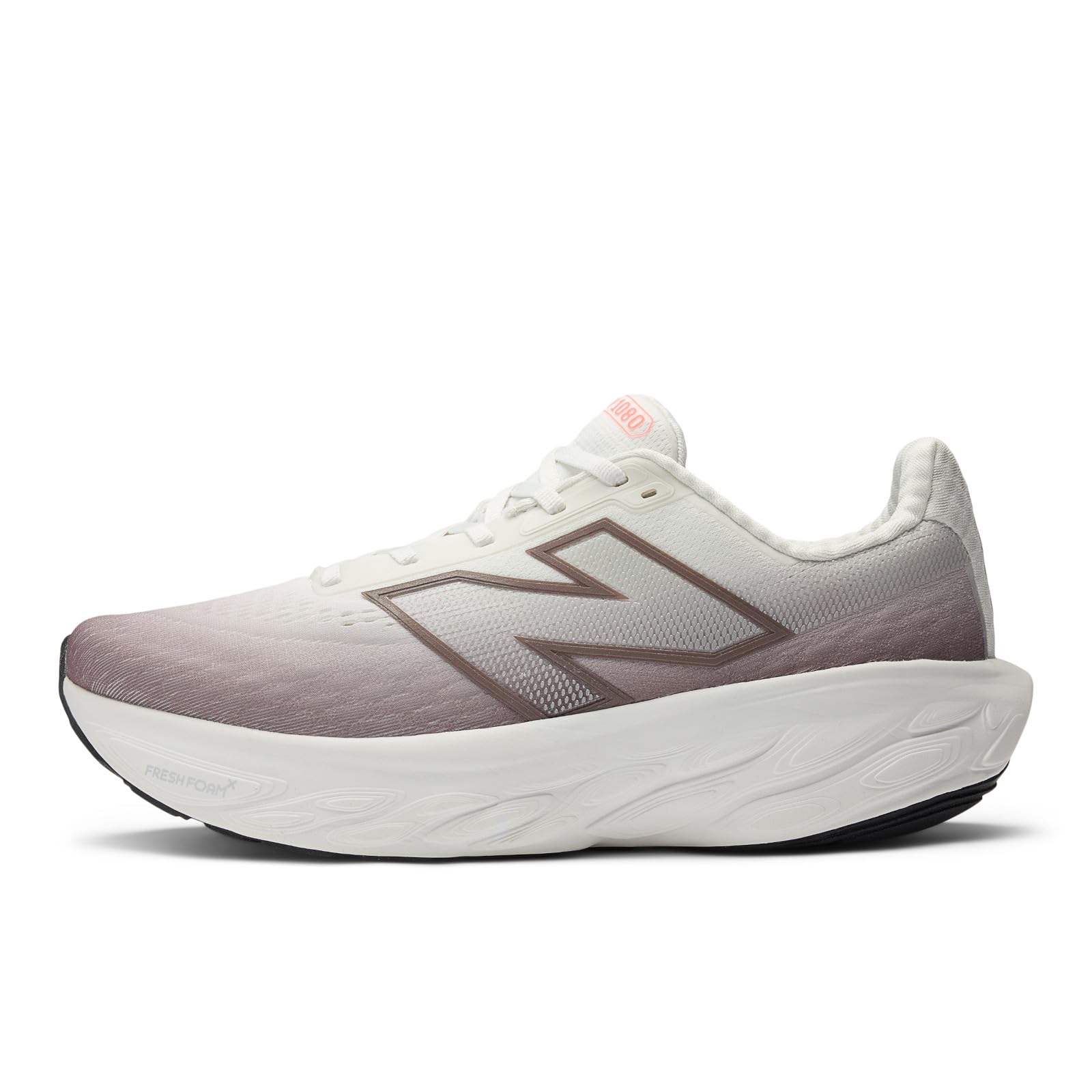 

New Balance Fresh Foam X 1080 v14 Running Fresh Foam Current Size 14F Size 4E Shoes, Cushioning, Model, Men s, (GRAY/BROWN), 28.5 cm,