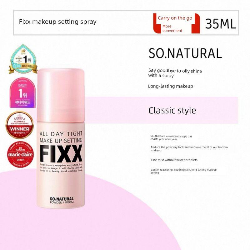 

Popular in Korea! Korean Fixx Setting Spray for a Radiant Finish, Oil Control, Waterproof, Sweat-Proof, Long-Lasting Makeup 35.1 ml