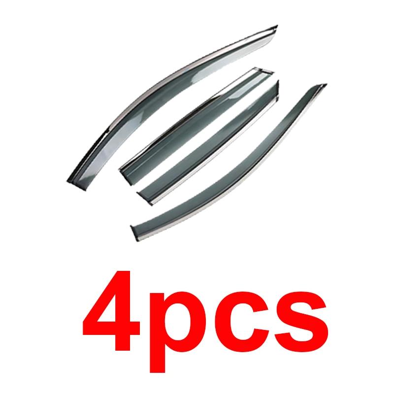 Car Window Visors For BAIC Beijing 3 Accessories X3 2019-2026 Auto Waterproof Trim Wind Sun Rain Visors Shade Car Accessories