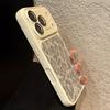 Leopard Print Leather Texture Phone Case For For Iphone 17 16 1 14 Pro Max 13 Crystal lens protection Shockproof Matte Cover