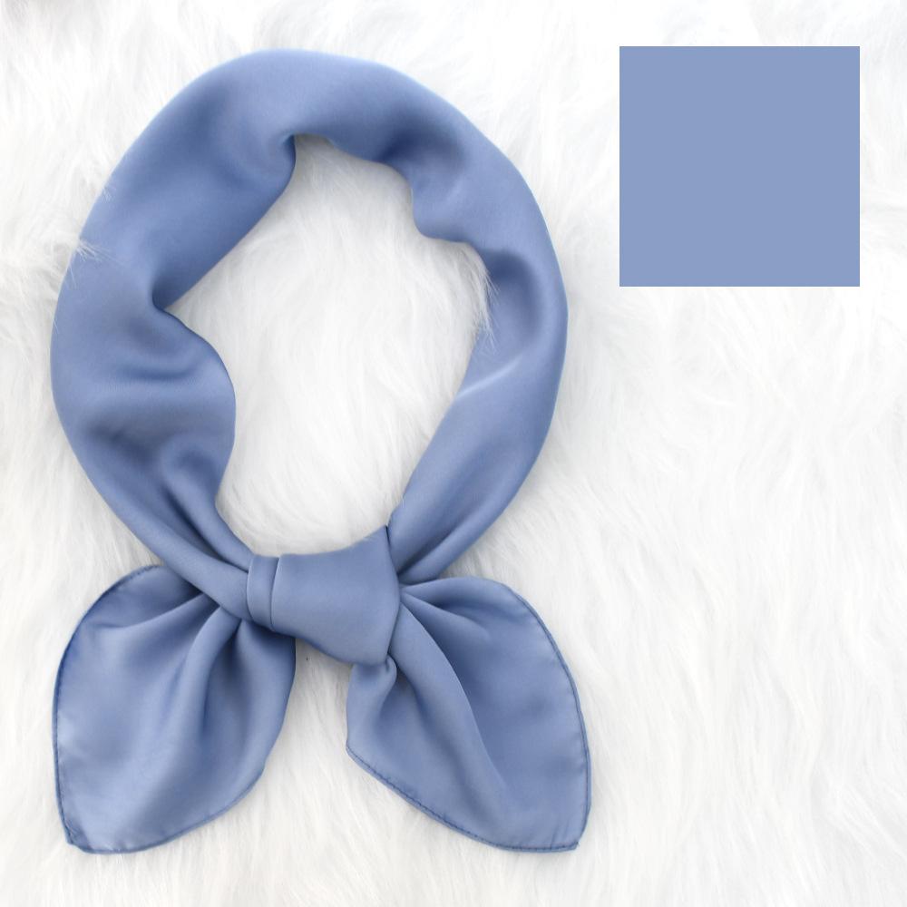 Women'S New Fashionable Atmosphere Simulation Silk Scarf Neck Protection Scarf Spring Summer Autumn Square Scarf