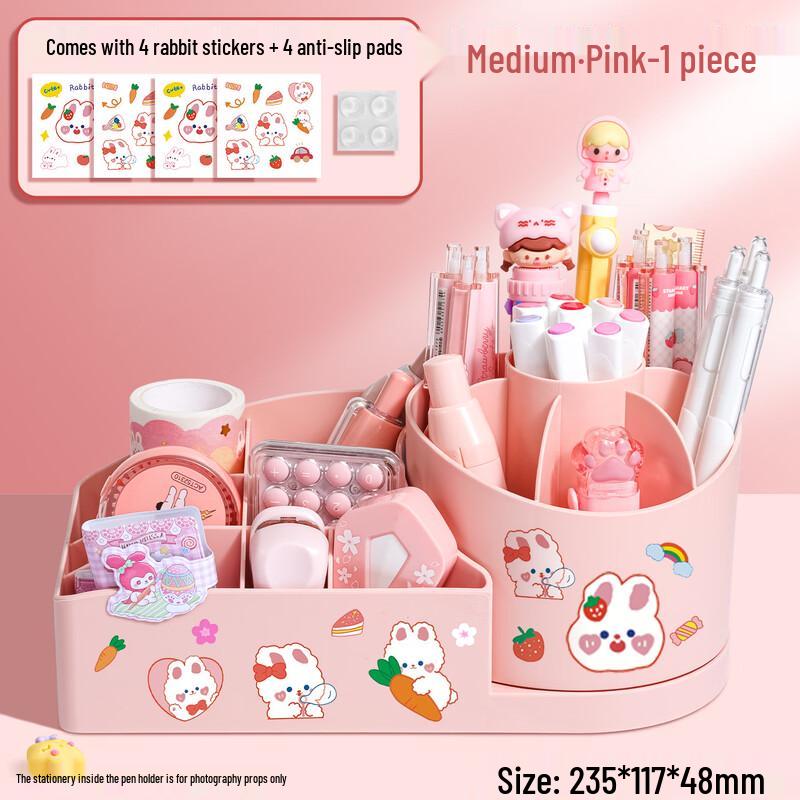 360° Rotating Desktop Pen Holder & Organizer for Students