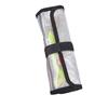 Roll Up Fishing Lure Wraps Set-Durable Lure Bag 6 Pocket PVC Protective Cover Saltwater Hook Covers Fabric Lure Protector