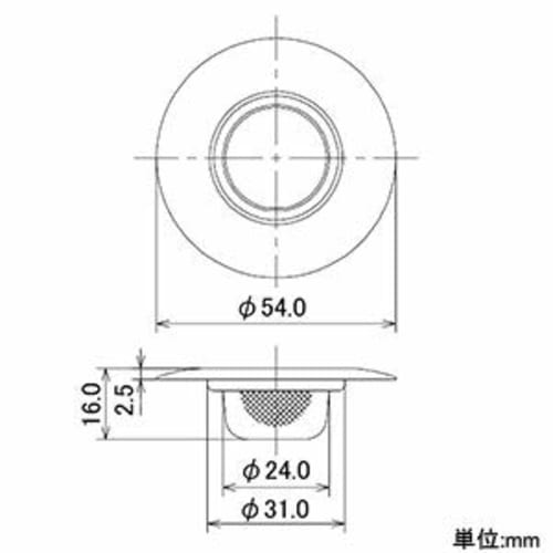 KAKUDAI Tsubahirogomi Strainer (Small) 4508A 4508A