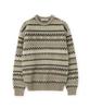 Beulaunyadeu Fair Isle Sweater, Beige