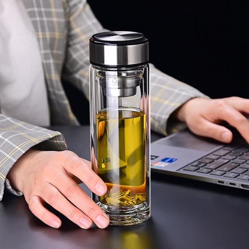 300ml Borosilicate Glass Tea Infuser Bottle