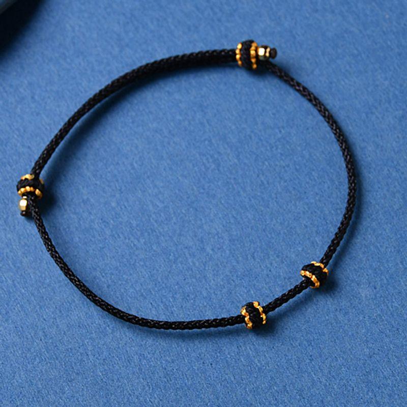 

Сделай сам Полуфабрикат Бусины Нанизывание Подвеска Золотая фурнитура Ремешок для переноски 1.5mm black [beaded] hand circumference 17-19cm