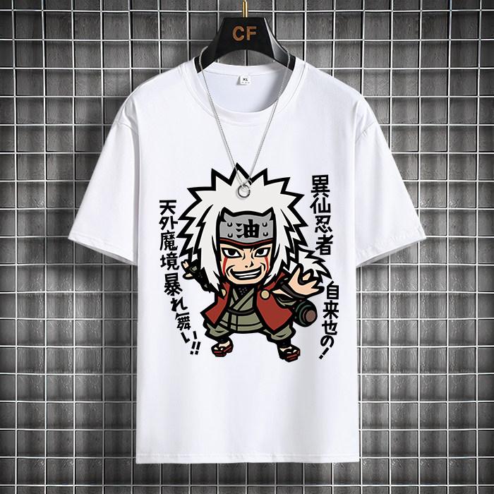 Leisure Naruto Childrens Tshirt Summer New Anime Peripheral Printed Parentchild Outfit Pure Cotton Fashionable Tshirt