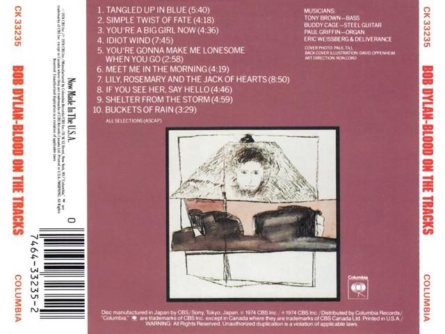 Bob Dylan [Blu-spec CD2] Blood On The Tracks Nomal Edition SICP-30029 Rock NEW