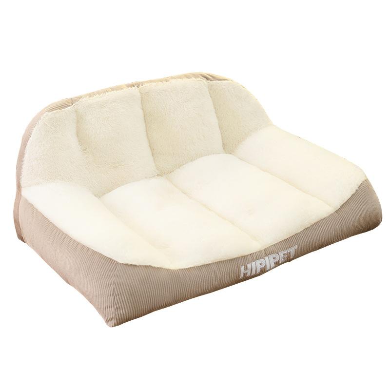 Luxury Winter Warm Large Dog Sofa Bed Dog Kneel Cat Mats House Cushion Pet Sleeping Sofa Beds Mat for Large and Small Dog