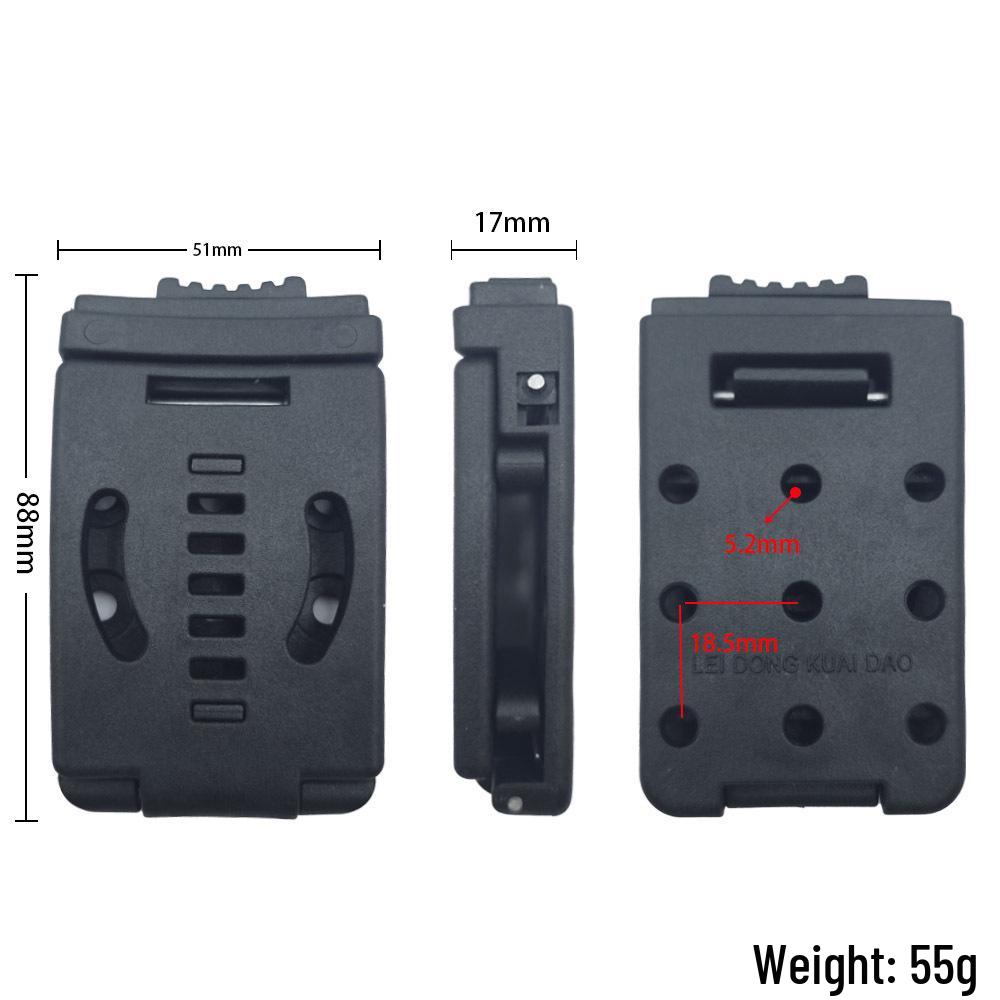 Quick Dial Multi-Tool Waist/Back Clip with K Sheath for Knife or Flashlight
