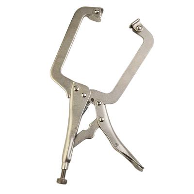 1 stuks 9 inch C-klem Metalen Vlak Klemmen Lassen Stalen Klemmen Bankschroef Grip Vergrendeling Las Tang Houtbewerking Hout Pen-en-gat Verbindingsstuk Locator Gereedschap