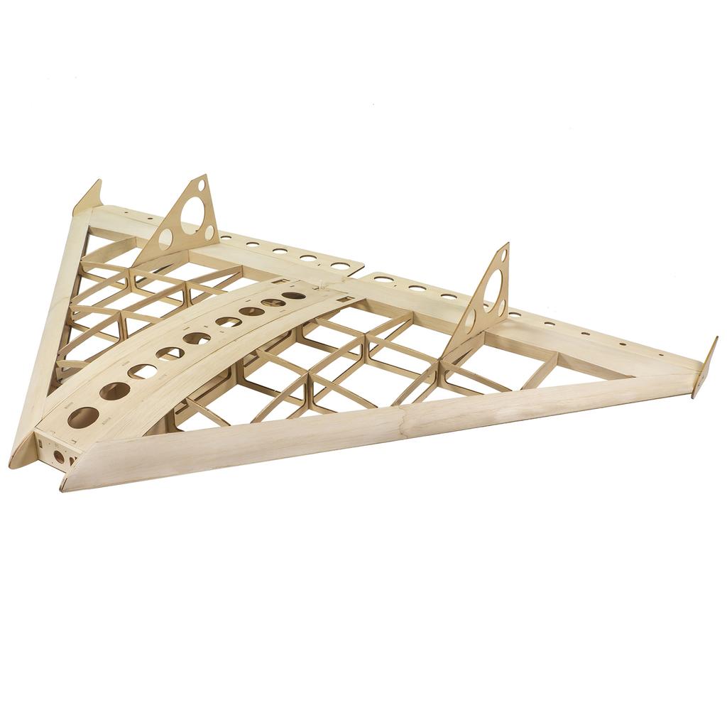 Remote Control Glider Kit Wooden 1000mm Wingspan Remote Control Airplane KIT Version