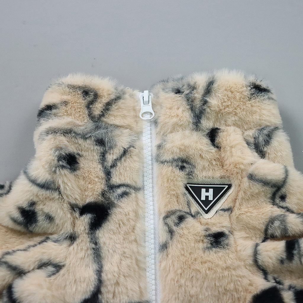 Pet Fuzzy Clothes for Dog Cat Puppy Coat Little Bear Pattern Sweatshirt Fashion Dog Warm Outfits for Small Medium Dog for Autumn