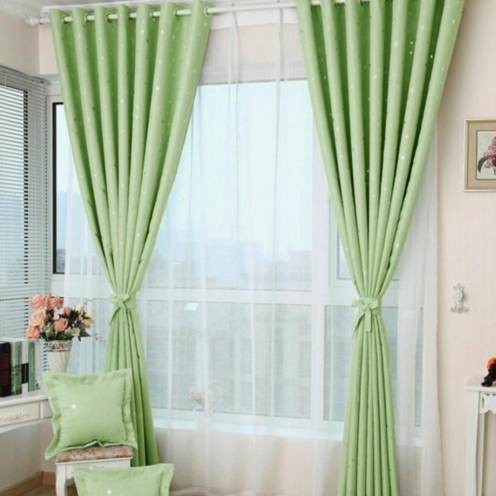 Korean     Door Window Curtain   Drape Bathroom Livling Room Decor Blue
