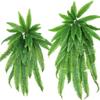 Plastic Ferns Wall Hanging Artificial Fern High-quality Persian Leaf  Mall