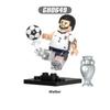 Children Soccer Plastic Building Block Models With Small Particle Blocks Fun For