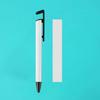 1/5 Sets Diy Sublimation Ballpoint Pen Blank Aluminum Tube Body Ball Pens Cellphone Stander Holder With Shrink Films
