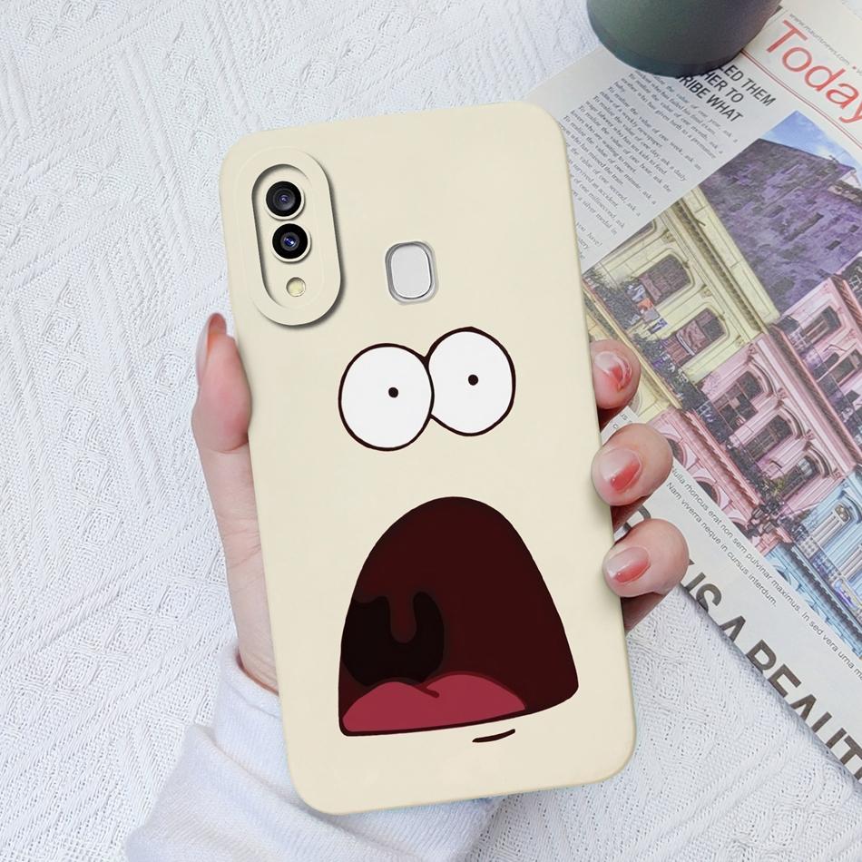 Case For Samsung Galaxy A30 A30S Artistic Style Soft Smooth Liquid Silicone Camera Protective Back Cover For Samsung A30S Funda