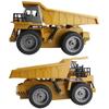 1/18 Huina 1540 Rc Dump Truck Remote Control Excavator Toys Alloy RC Model Toy Engineering Vehicle