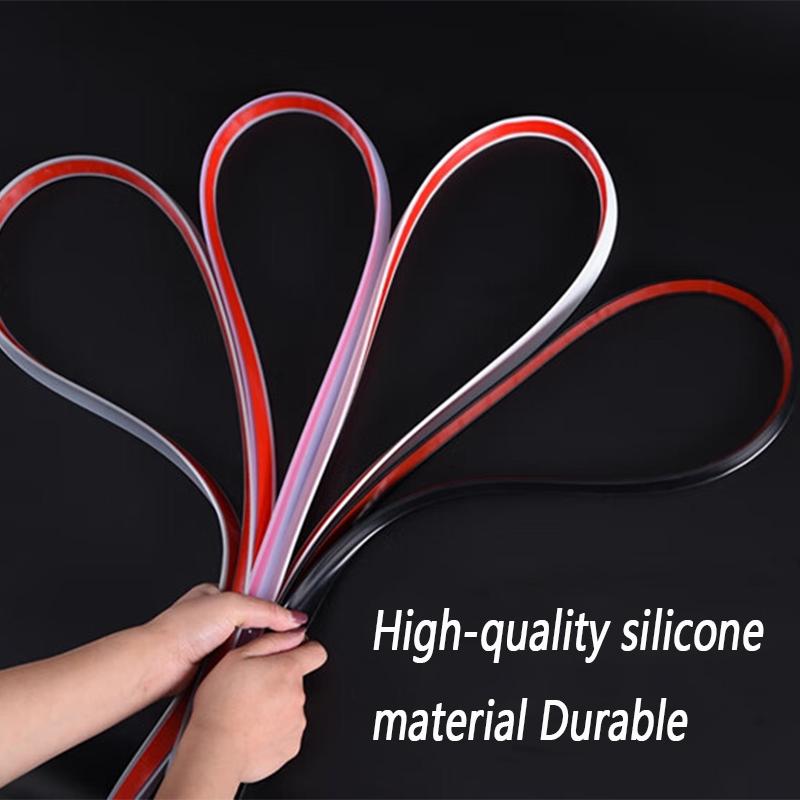 Countertop Silicone Water Retaining Strip Dry And Wet Separation Self-Adhesive Design Bendable Suitable For Kitchen And Bathroom