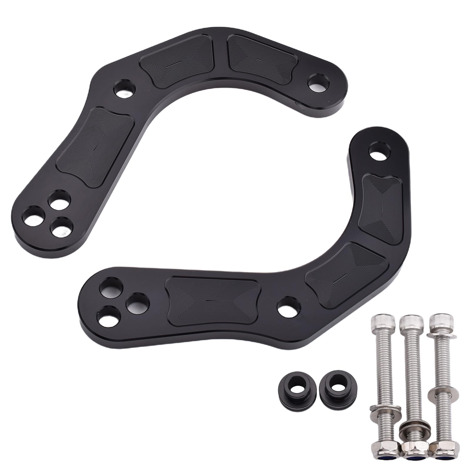 

LEDISHUN Motorcycle Lowering Kit for Kawasaki ZX-25R (2020-2023) ZX-4R ZX-4RR (2023+) - Rear Lowering Link Rods (Black)