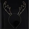 Stylish Christmas Headwear For Teens Girls Metal Hair Ornament Comfortable Wear Party Celebration