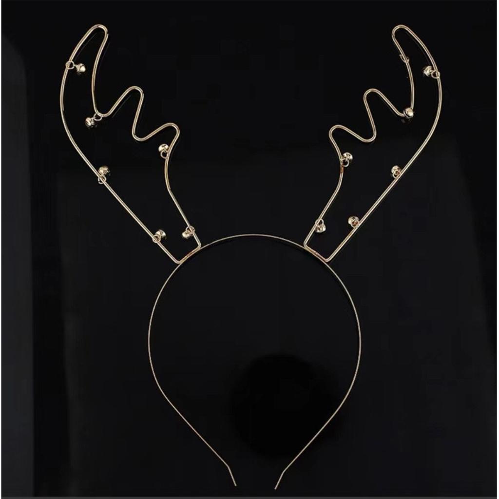 Stylish Christmas Headwear For Teens Girls Metal Hair Ornament Comfortable Wear Party Celebration