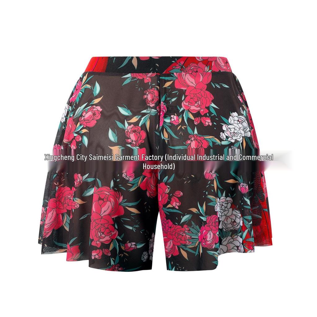 Women's Long Sleeve Sun Protection Bikini Set with European & American Style Shorts