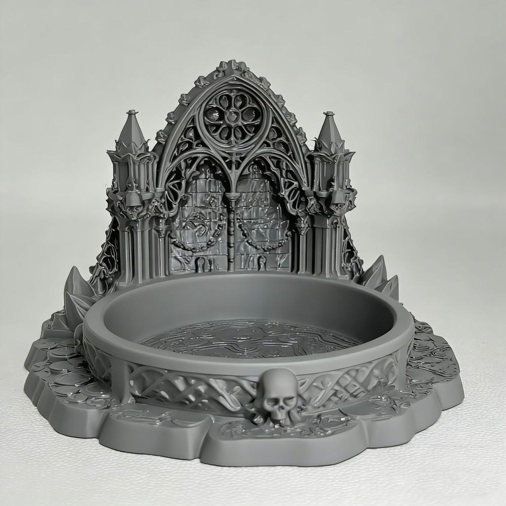 3D Printed Jewelry Storage Tray Retro Gothic Style Decorative Tray  Home Storage
