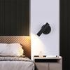 3W Nordic LED Reading Wall Lamp With Switch Foldable And Rotatable Hotel Sconce Bedside Bedroom Wall Mounted Spotlight 110V/220V
