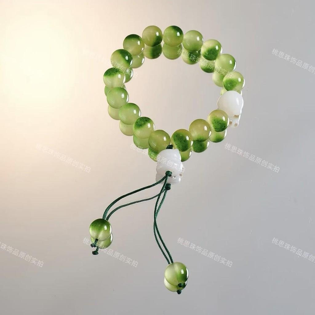 Retro Chinesische Tinte Perlenarmband - Dark Trend Geschenk für Männer