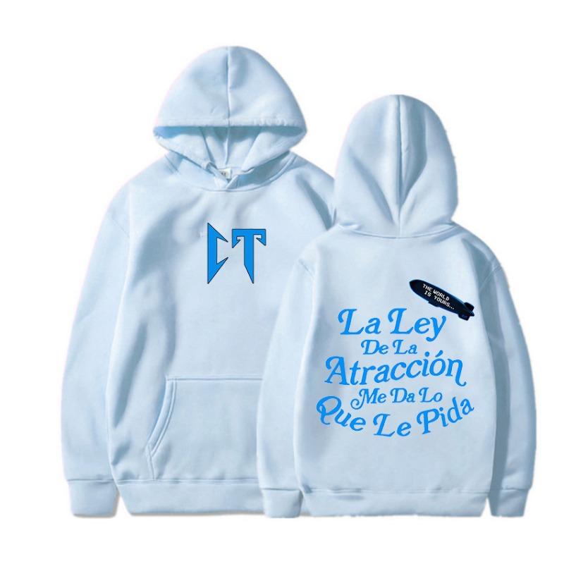 Couples Autumn Winter Letter Printed Men's Hoodie Loose Hoodie Casual Hoodie