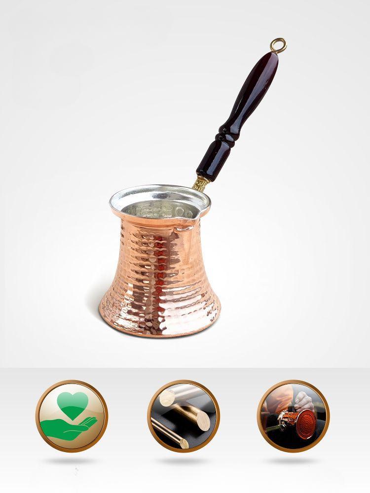 Hand-made Hammer Pattern Copper Coffee Pot, Open Fire Boiling Pot, Hand Brew Italian Concentrated, Simplicity Household Coffeewa