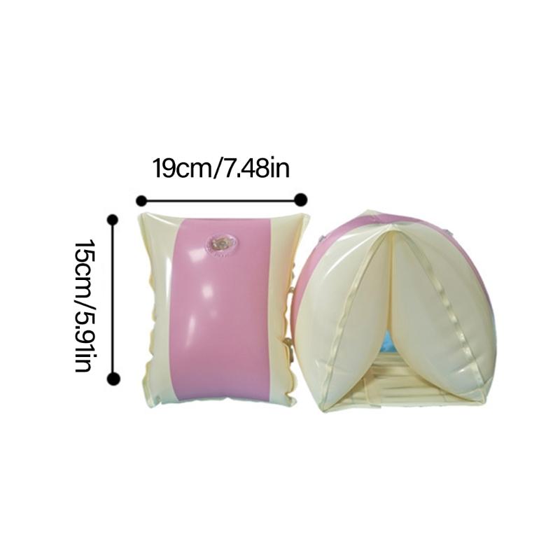 2Pcs Toddler Inflatable Kids Arm Float Rings Arm Band Kids Swim Arm Floaties Children Swimming Gear Arm Swimming Rings