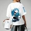 2026 New Summer Fashion Y2k Demon Slayer Anime Graphic T Shirt Man Women Short Sleeve Tee Cotton Streetwear Casual Tops Unisex